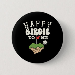 Badge Rond 5 Cm Funny Golf Birthday Shirt Happy Birdie Golfer Kids