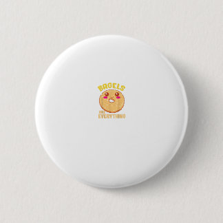 Badge Rond 5 Cm Funny Kawaii Bagel Citation Bagel Lover