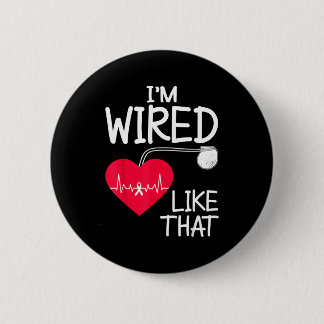 Badge Rond 5 Cm Funny Pacemaker Owner Heart Surgery Survivor 