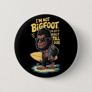 Badge Rond 5 Cm Funny Surf Bigfoot