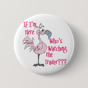 Badge Rond 5 Cm Funny Trailer Park