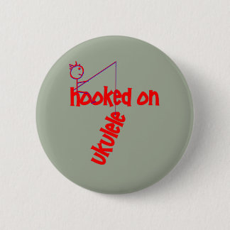 Badge Rond 5 Cm Funny Ukulele
