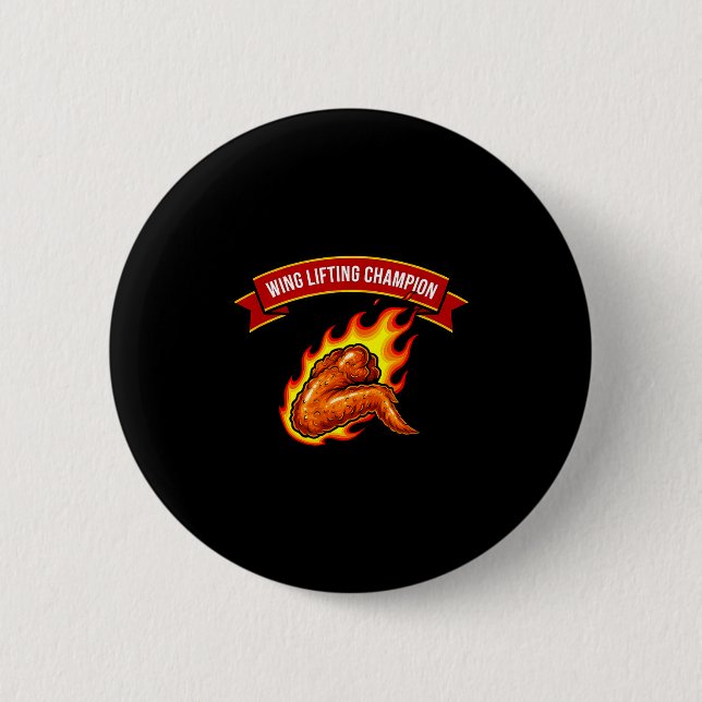 Badge Rond 5 Cm Funny Wing Lifting Chamon  (Devant)