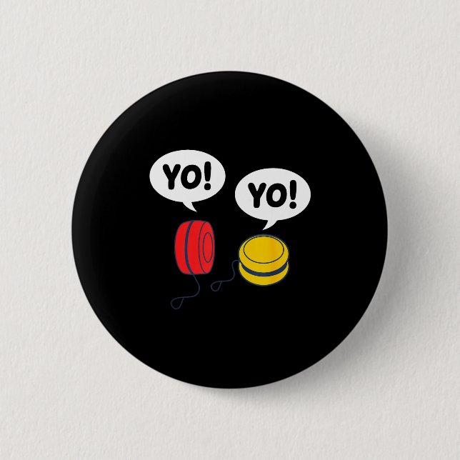 Badge Rond 5 Cm Funny Yoyo  (Devant)