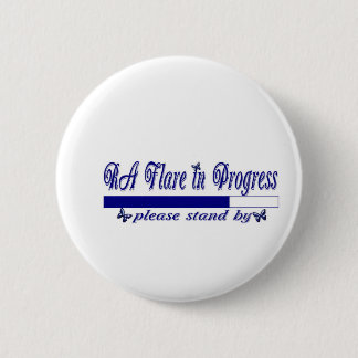 Badge Rond 5 Cm Fusée de RA en cours