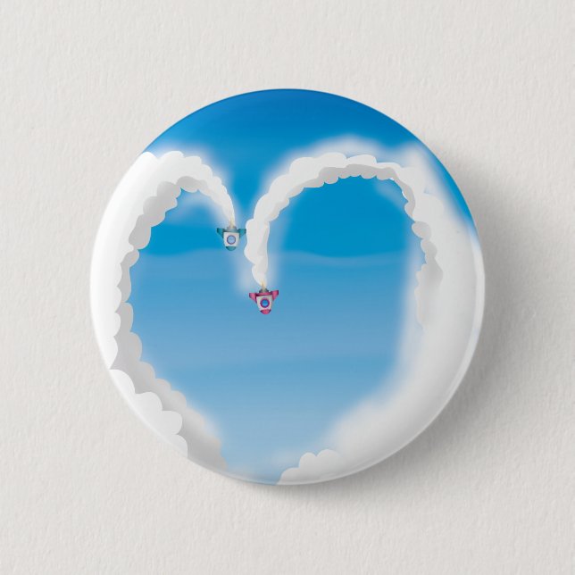 Badge Rond 5 Cm Fusées ! (Devant)