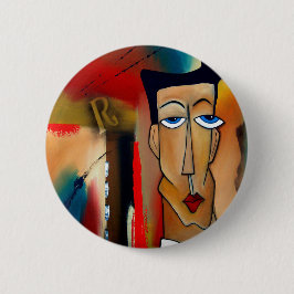 Badge Rond 5 Cm fusion-art abstrait