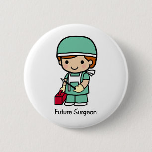 Badge Rond 5 Cm Futur chirurgien - garçon