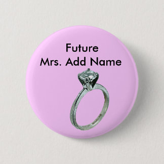 Badge Rond 5 Cm Futur Mme Buttons est favorable