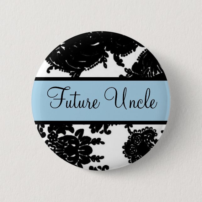 Badge Rond 5 Cm Futur oncle (Devant)