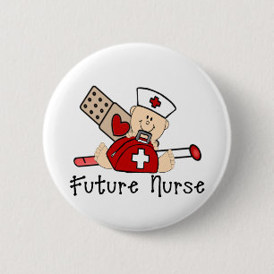 Badge Rond 5 Cm Future infirmière