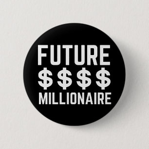 Badge Rond 5 Cm Future Millionaire