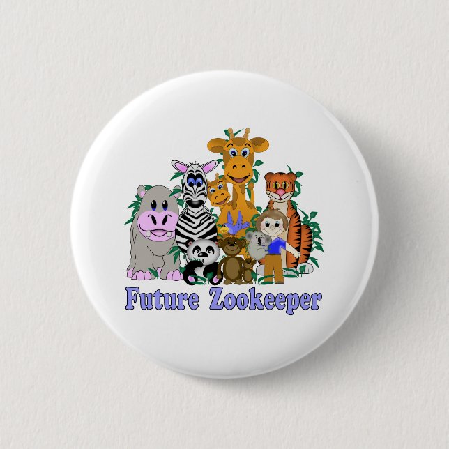 Badge Rond 5 Cm Future Zookeeper (Devant)