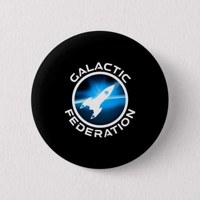 Badge Rond 5 Cm Galactic Federation Logo _1  (Devant)