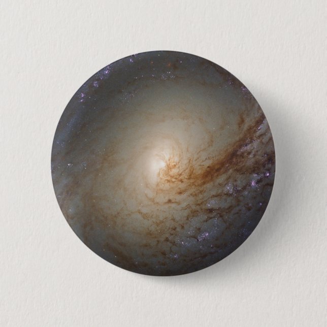 Badge Rond 5 Cm Galaxie Lenticulaire Barrée Ngc 3368 (Devant)