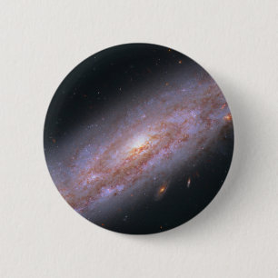 Badge Rond 5 Cm Galaxie Spirale Ngc 3972.