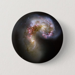 Badge Rond 5 Cm Galaxies d'antennes