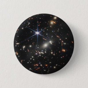 Badge Rond 5 Cm Galaxy Cluster Smacs 0723.