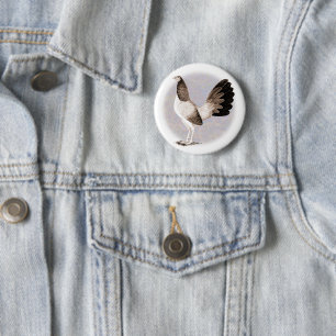 Badge Rond 5 Cm Gamecock : Hennie