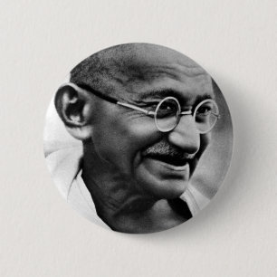 BADGE ROND 5 CM GANDHI
