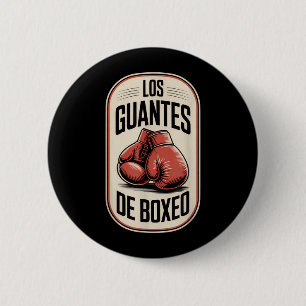 Badge Rond 5 Cm Gants de boxe mexicains combattant Los Guantes De