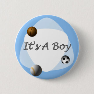 Badge Rond 5 Cm Garçon