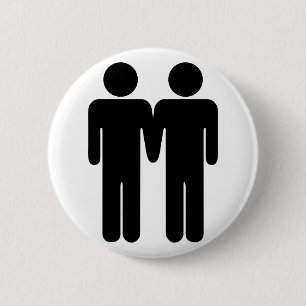 Badge Rond 5 Cm Garçon + Bouton de garçon