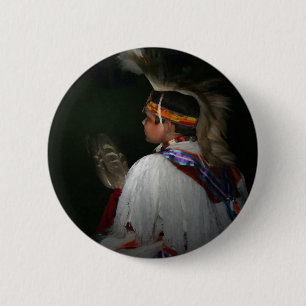 Badge Rond 5 Cm Garçon cherokee