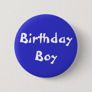 Badge Rond 5 Cm Garçon d'anniversaire