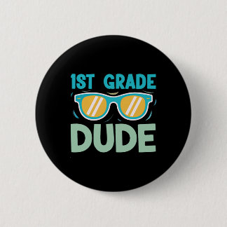 Badge Rond 5 Cm Garçon de 1re année Enfants Ck Retour à l'école Éq