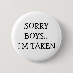 Badge Rond 5 Cm Garçons désolés Im pris