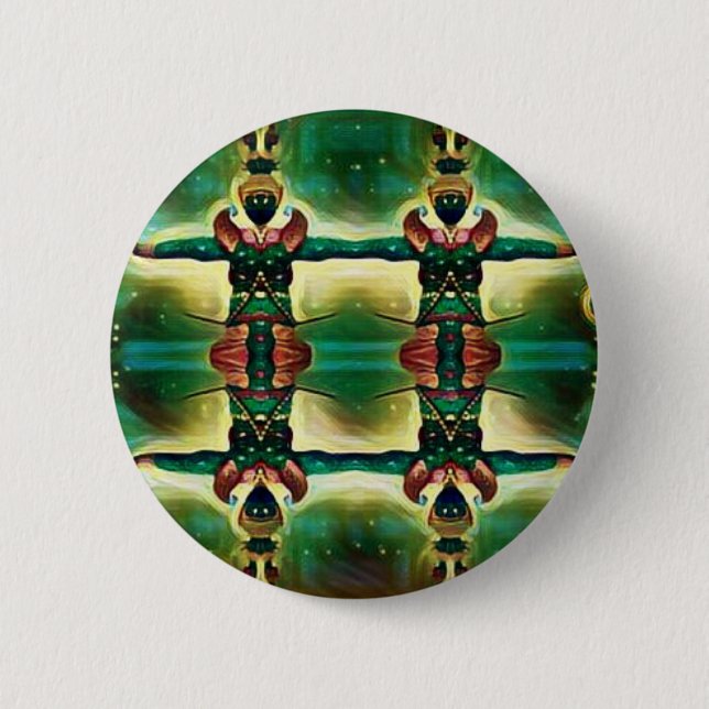 Badge Rond 5 Cm Garde psychédélique (Devant)