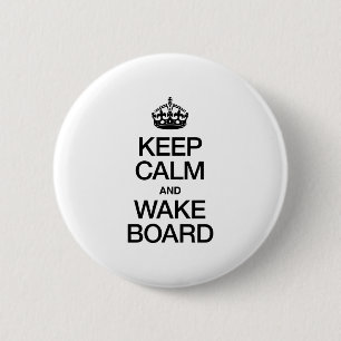 BADGE ROND 5 CM GARDER CALME ET CALME