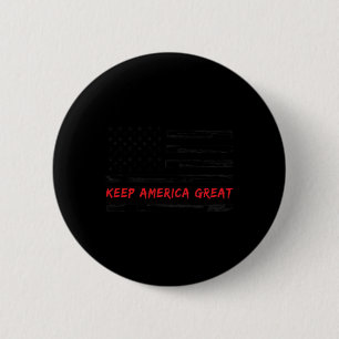 Badge Rond 5 Cm Garder l'Amérique Grande Élection Donald Trump Pré