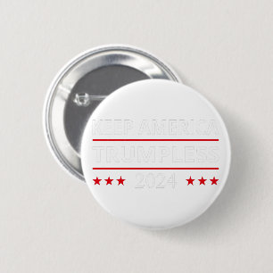 Badge Rond 5 Cm Garder l'Amérique sans Trump VII