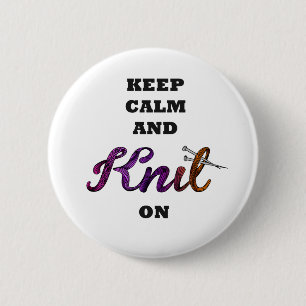 Badge Rond 5 Cm Gardez le calme et allumez-le