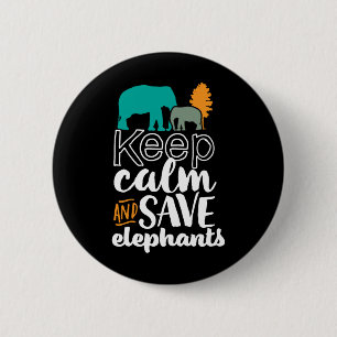 Badge Rond 5 Cm Gardez le volontaire d'amoureux des animaux