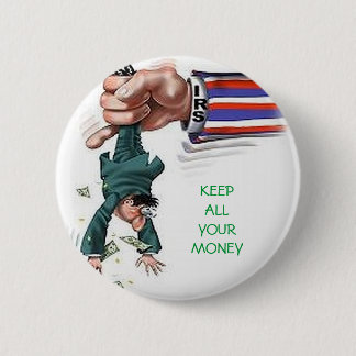 BADGE ROND 5 CM GARDEZ TOUT VOTRE ARGENT