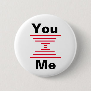 Badge Rond 5 Cm Gardez votre espace