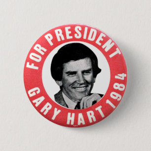 Badge Rond 5 Cm Gary Hart - bouton