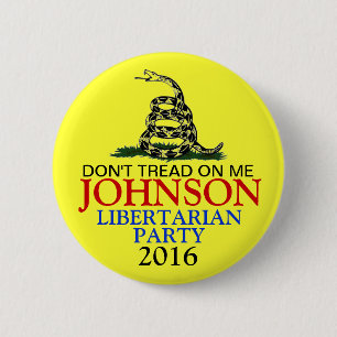 BADGE ROND 5 CM GARY JOHNSON 2016