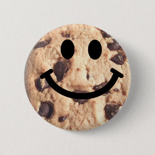 Badge Rond 5 Cm Gâteau aux pépites de chocolat