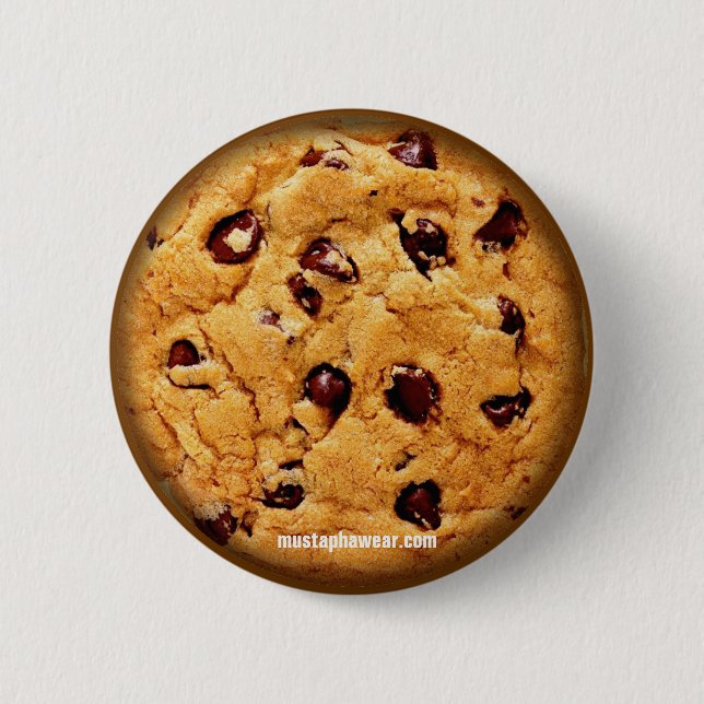 Badge Rond 5 Cm Gâteau aux pépites de chocolat (Devant)