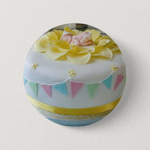 Badge Rond 5 Cm _gâteau d'anniversaire 2