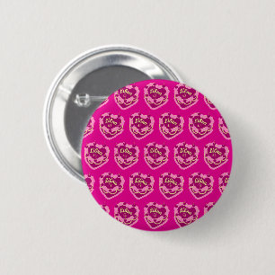 Badge Rond 5 Cm Gâteau d'anniversaire Cœur Coquette Balance Zodiaq