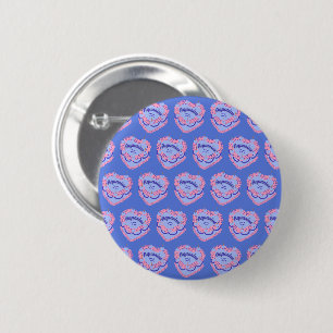 Badge Rond 5 Cm Gâteau d'anniversaire Coquette du zodiaque Verseau