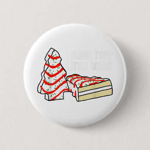 Badge Rond 5 Cm Gâteau de collation de l'arbre de Noël