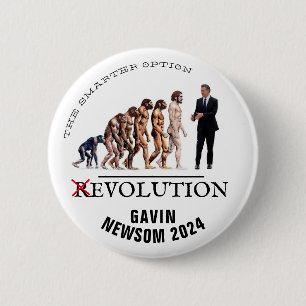 Badge Rond 5 Cm Gavin Newsom 2024