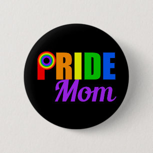 Badge Rond 5 Cm Gay Pride Mom