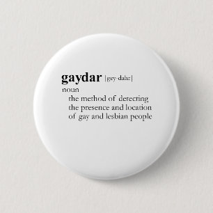 BADGE ROND 5 CM GAYDAR